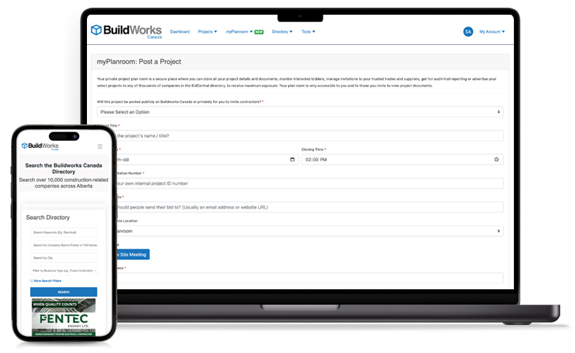 BuildWorks Platform - Post A Project Feature
